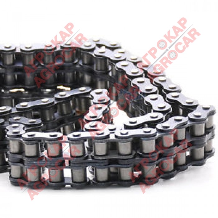 Цепь двухрядная #60/2 (19,05х11,91x12,57)(10288); 5м 12A-2-G - agro-car.com.ua